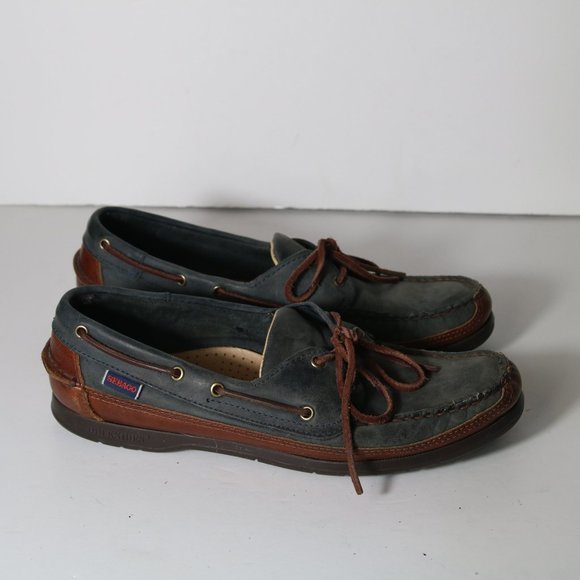 Sebago Schooner Dockside Leather Deck 